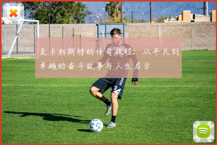 麦卡利斯特的传奇旅程：从平凡到卓越的奋斗故事与人生启示
